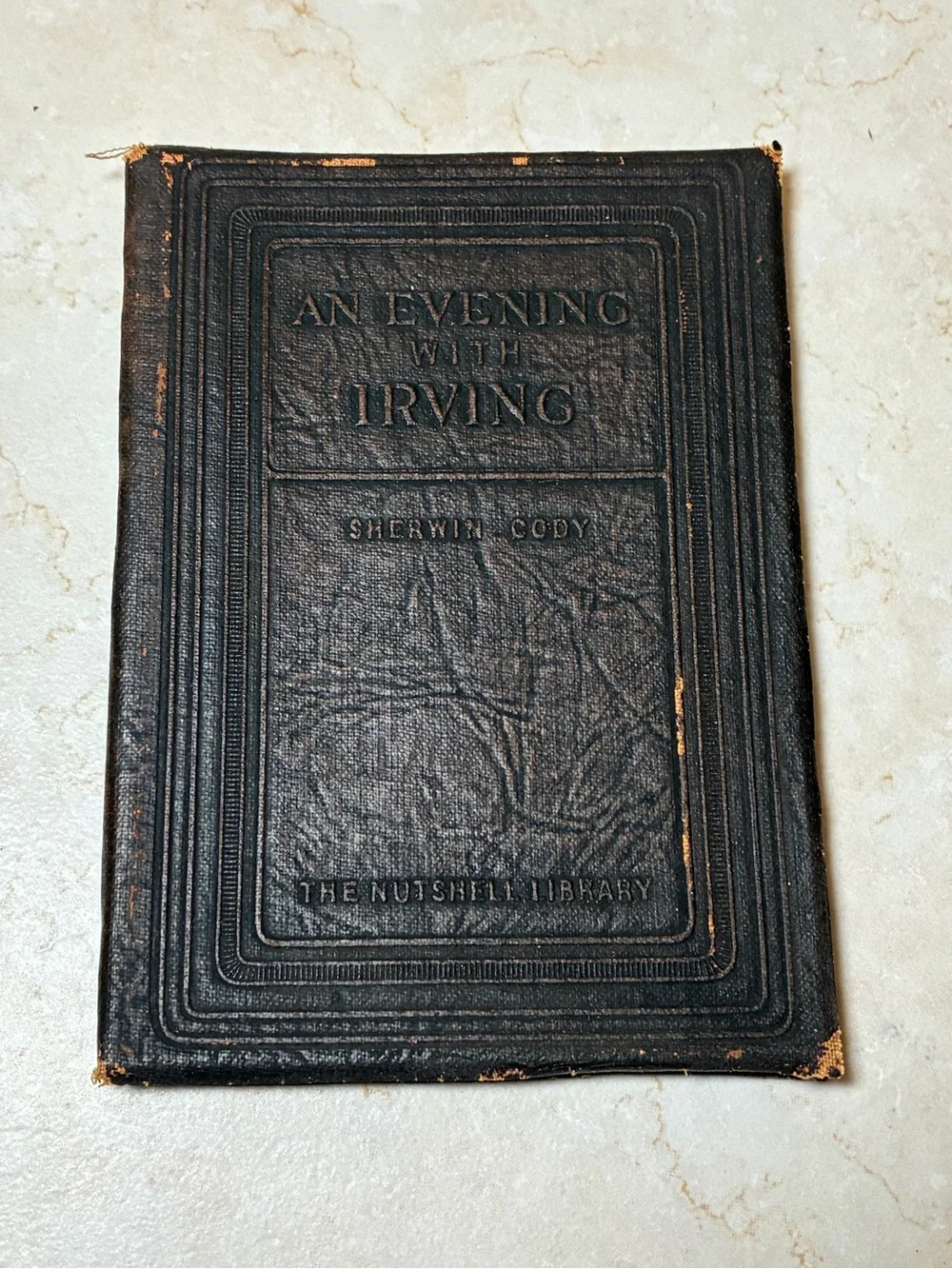 2 Vintage 1907 Nutshell Library Books - Dickens and Irving
